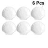 6 Pcs Scallop Design Ceramics Snack Plate Fruit Plate Dish Dried Fruit Tray Snack Food Plate Western Food Dish Kitchen Tableware