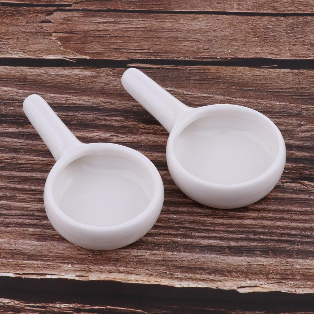 Pack of 2 Ceramic Essential Oil Warmer Burner Tea Light Scented Candles Holder Plate Plant Succulent Pot Flower Storage Tools