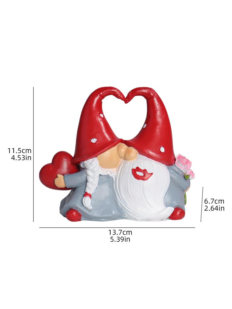 Valentinstag Harz Feenskulptur Liebespaar Gartenzwerg Figur für Schlafzimmer, Wohnzimmer und Eingangsbereich Dekoration