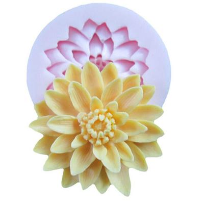 1PC Portable Diy Baking Cake Decorating Soap Mold  Universal Resin Chrysanthemum Flower Silicone Mold