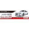 Aoshima Bunka Kyozai 1/24 The Tuned Car Series No. 34 Nissan Mines BNR34 Skyline GT-R 2002 Plastic Model