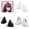 Plush Cat Ear Hair Clip Halloween Costume Cosplay Hairpin Theme Party Headdress
