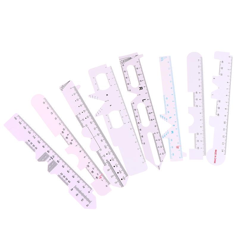 Pd Optometric Ruler Measure Pupil Distance Eye Ophthalmic Tool Eye Occluder For Vision Test Eye Care Soft Straight Ruler