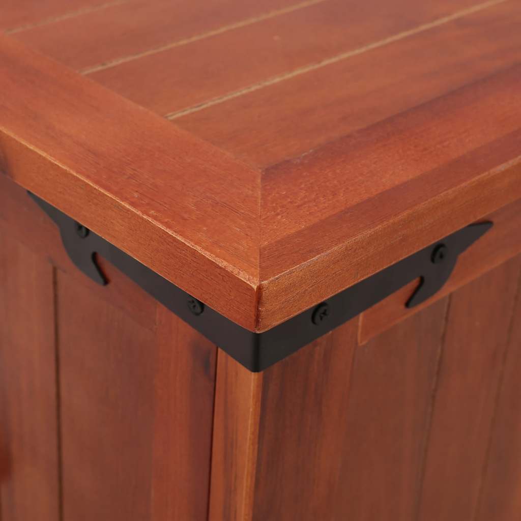 Storage Chest 79 X 34 X 32 Cm Solid Acacia Wood