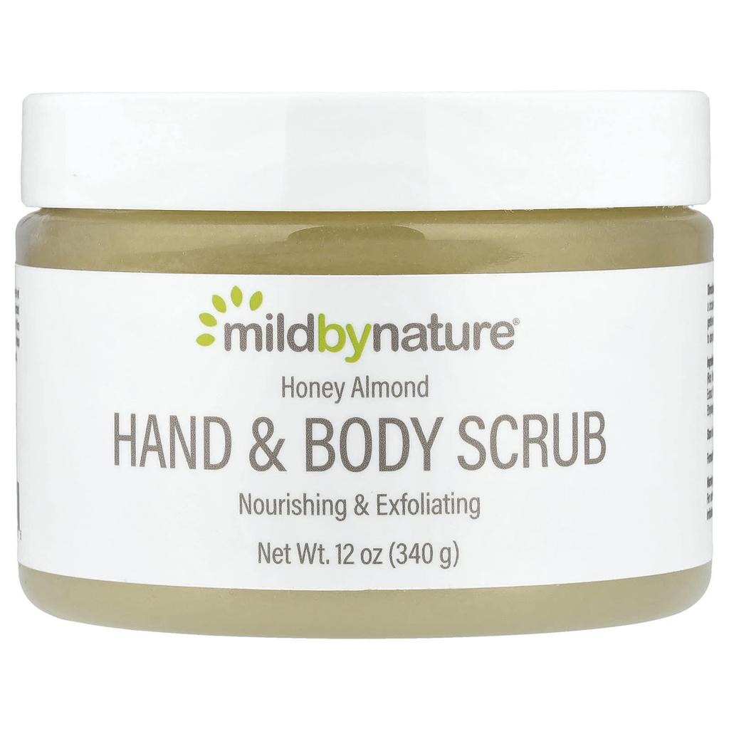 Mild By Nature, Hand and Body Scrub, Honey Almond, 340g (12oz)