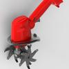 Portable Wireless Electric Tiller: Handheld Lithium Micro Tiller with Extension for Home Gardening