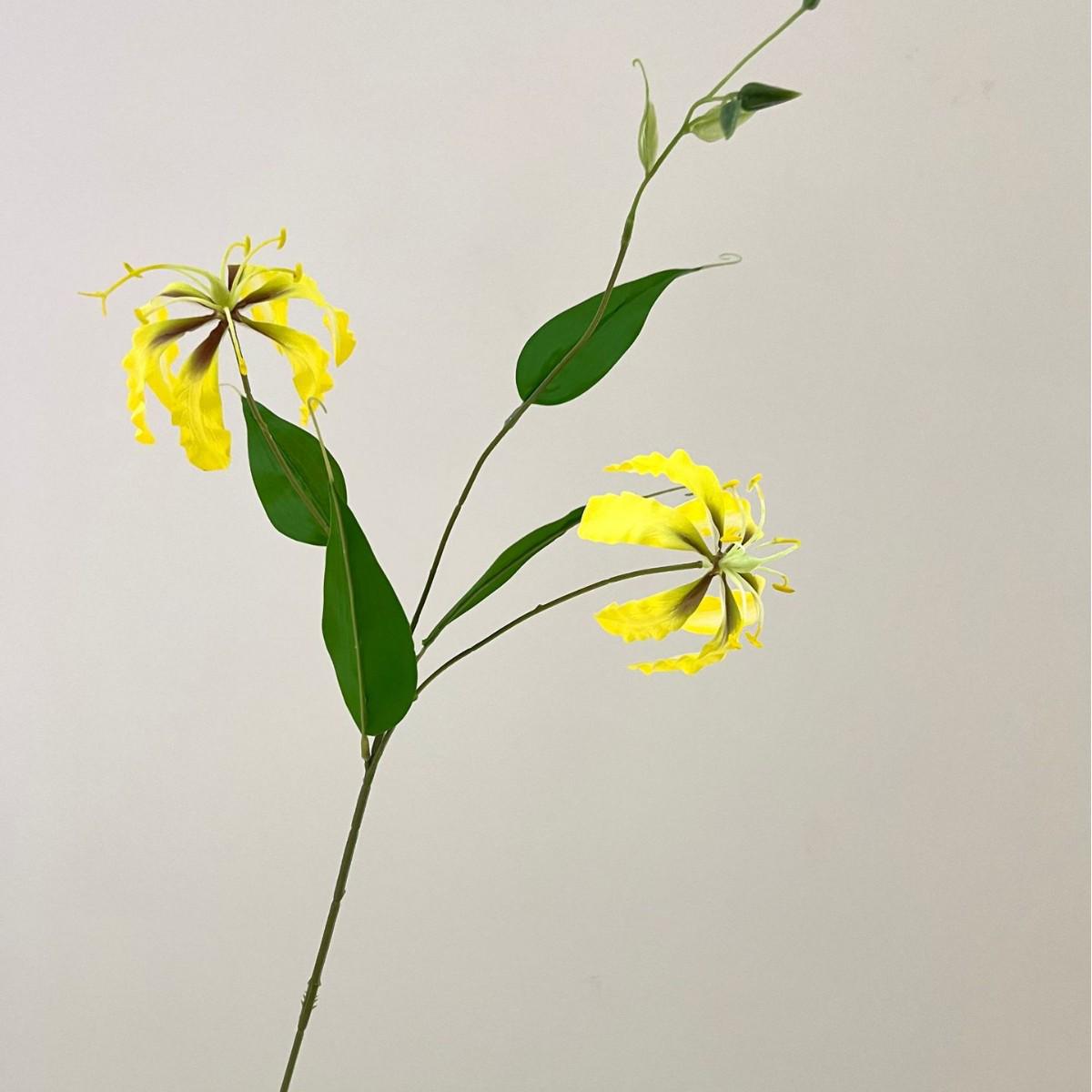 

Глориоза Красная Лилия Искусственные Цветы - Декоративный Флористический Реквизит для Дома и Фотографии жёлтый