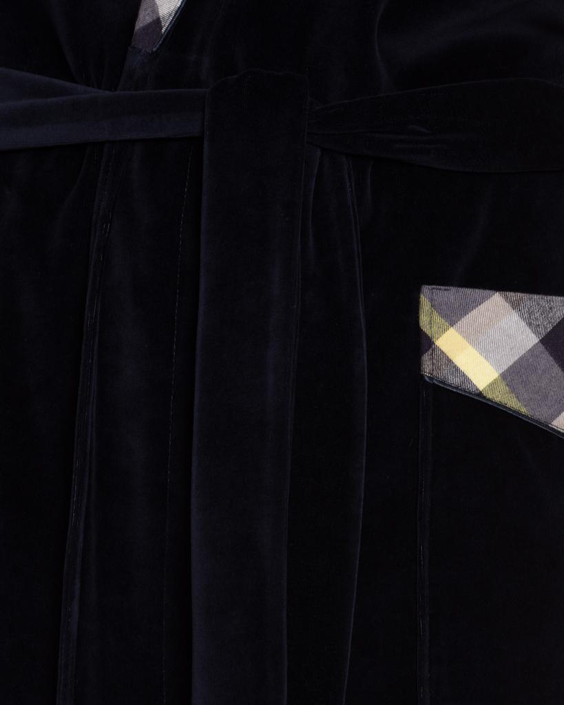 RE-104 Men's Bathrobe • Color: Navy Blue 1051 • Size: 4XL