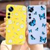For Xiaomi 12T Pro Case 2022 Cute Sunflower Pretty Girls Cover Silicone Soft Phone Case For Xiaomi Mi12T Mi 12T Pro Cover Bumper