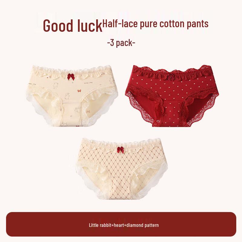 Yu Zhaolin Women s Lace Briefs 3-Pack