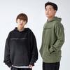 Basic Full Name Logo Hoodie (Khaki/Black)
