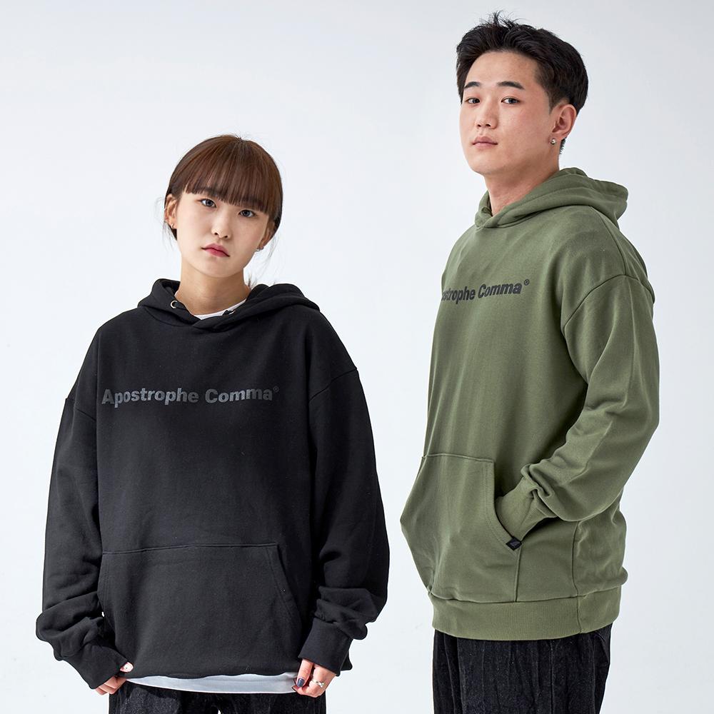 Худи с логотипом Upper Trophy Comma Basic (Хаки/Черный) Khaki/M