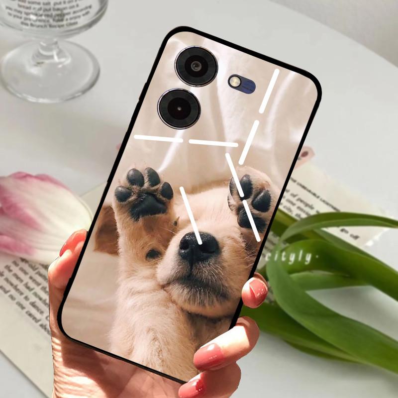 Für Tecno Pova 5 Pro 5G Hülle Pova5 4G Weiches Silikon TPU Handy Rückseite Für Tecno Pova Neo 3 Stoßfester Bumper LH6n Cartoon