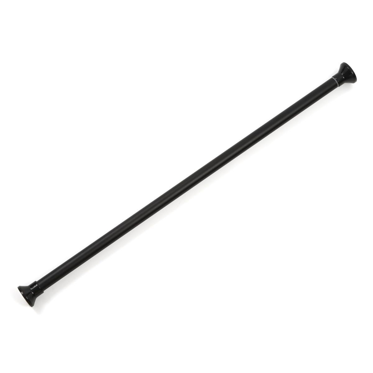 

YuLago Tension Rod for Curtains and Shelves x 50kg Load Capacity x Matte Heavy-Duty [70-120cm Black]