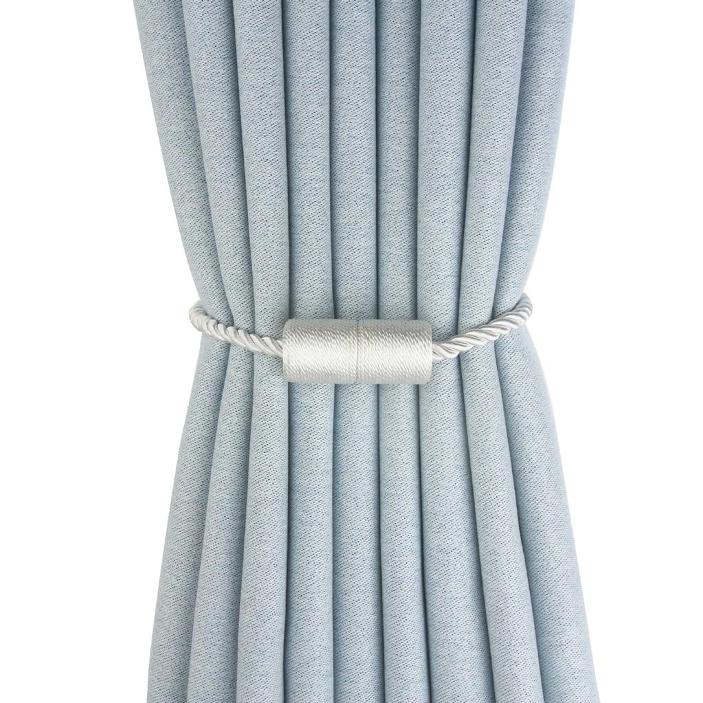 1Pc Columnar Curtain Rope Tiebacks Magnetic Hanging Ball Curtains Holdbacks Buckle Clasp Curtain Holder Clip Accesorios Cortinas