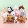 Plush My Realistic Robot Puppy Interactive Barking Plush Robot Dog Walking Tail Wagging Simulated Puppy Educational Gift