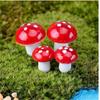 20 Stück Schaumstoff Miniatur Pilz Handwerk Garten Blumentopf Mini Dekoration