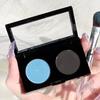 2 Colors Eye Shadow Palette Matte Eye Makeup Smoky Eyeshadow Nude Cosmetics