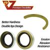 RV MURTS 4Pcs Trailer Axle Hub Wheel Grease Seals ID 1.719" X OD 2.565" Double Lip Grease Seals For 3500Lb #84 Trailer Axle Replacement, 171255TB,