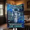 Love Blanket Grandson Plush Blanket Soft Comfortable All Seasons Perfect Sofa Office Naps Outdoor Travel Makes Great Gift