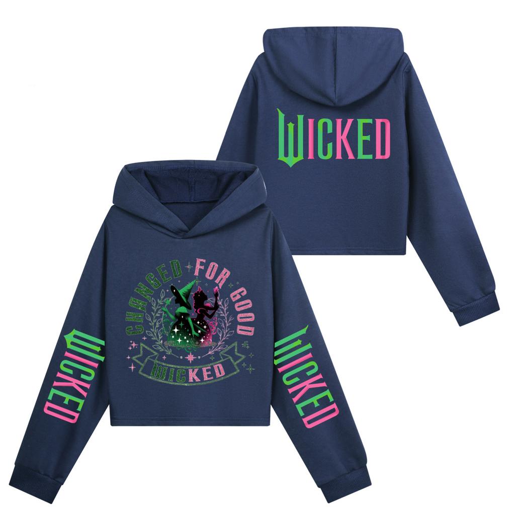 Children's Long-sleeved Loose Pullover Letter-printed Hooded Sweatshirt
