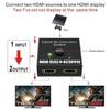 VAORLO HDMI Converter Supports Cut Screen 4k HD Video Audio Transmission For Projector PS4 Set-top Box Low Latency With Switch