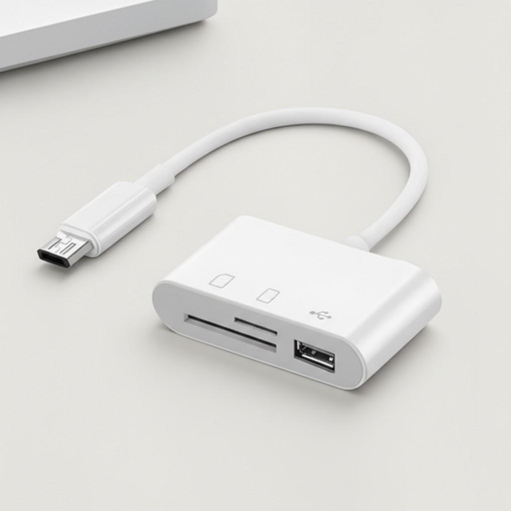 3-in-1 SD TF Card Reader Adapter USB 2.0 3.0 for MacBook Pro Laptop PC Camera Mobile Phones