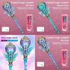 Girl Light Sound Crystal Magic Wand With Music And Flashing For Children Entertainment Play