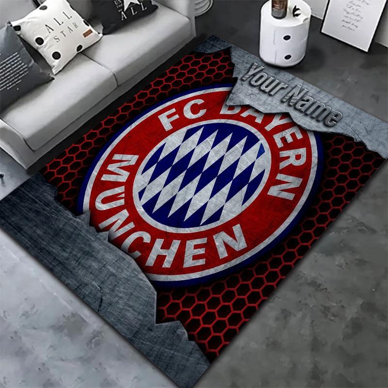 FC Bayern Munchen Custom Name Carpet Rug for Living Room Bedroom Home Sofa Decoration,Kids Play Non-slip Floor Mat