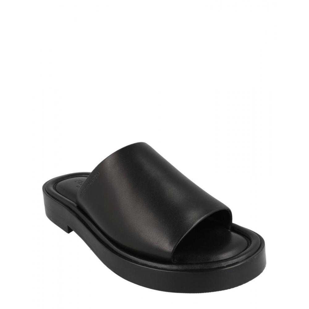 Salvatore Ferragamo Giuone Slide Sandals Black