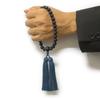 Prayer Beads Made In Blue Tiger Eye Stone Bag Pure Silk Tassel For Men Handmade Prayer Beads That Can Be Used by All Sects Domestic Recitation Prayer
