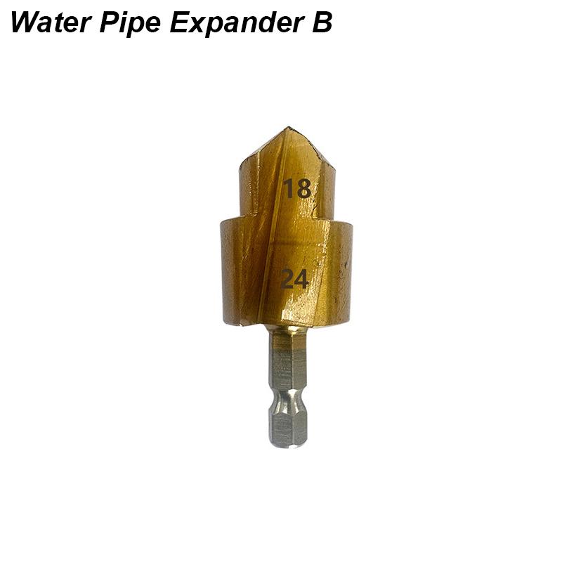 PPR Lifti Drill Bit Step Socket For Water PVC Pipe Expander Connector Repair Plumb Fit Reamer Ream Hole Elbow Tee Plumber Tool