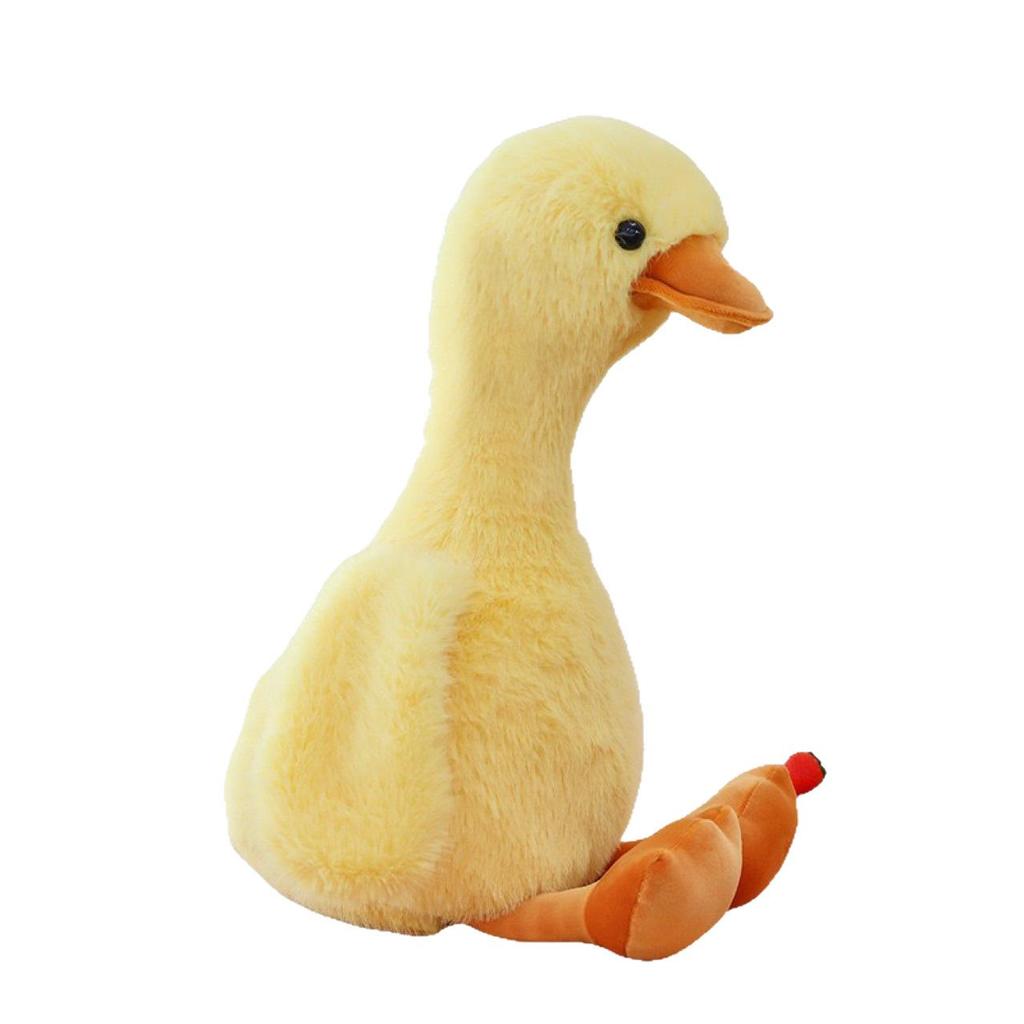 Adorable Yellow Duckling & Black Swan Plush Toy - Perfect for Kids' Birthdays