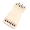Chinese Zither Finger Trainer Wooden 6 String Mini Musical Instrument Fingering Practice Tool