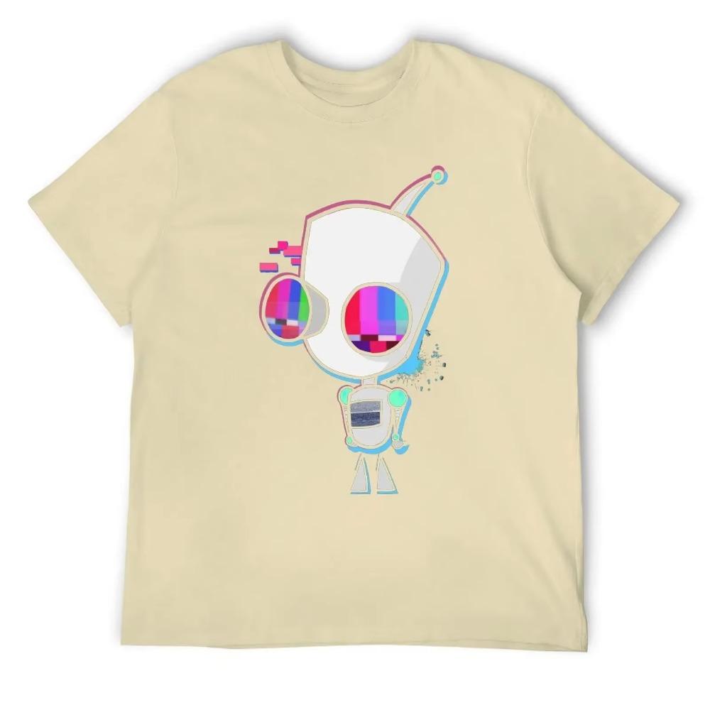 Glitched Gir Classic For Sale T-shirt Crewneck Movement Tees Hipster Home Funny Eur Size