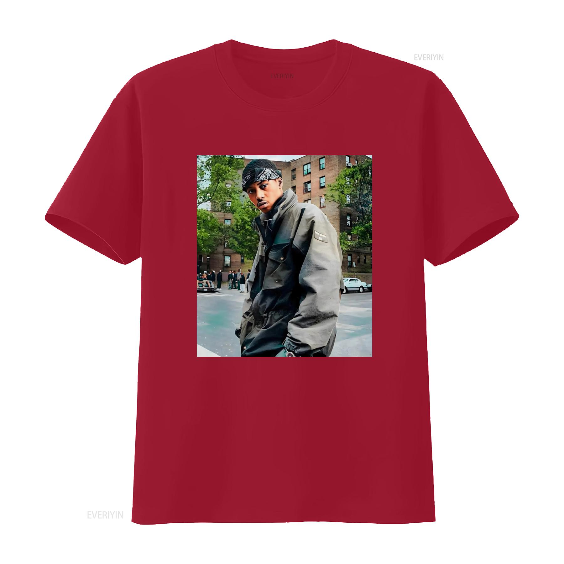 

NAS T SHIRT rap tee 90s hip hop Size S 5XL Cotton vintage Washed Casual streetwear Slightly Breathable Top For Everyday Wear S
