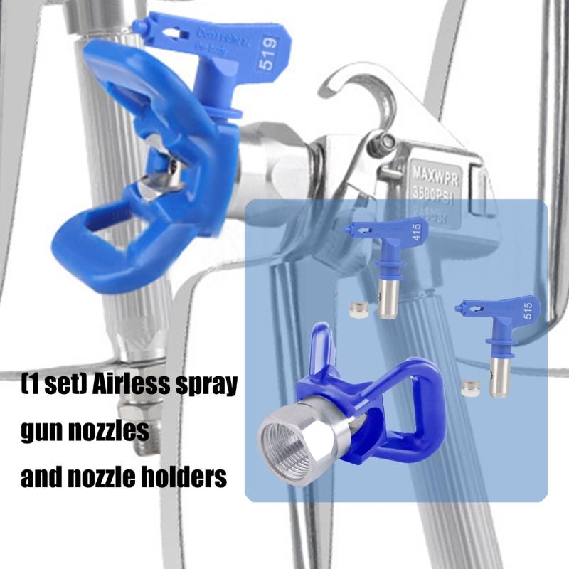Professional Paint Sprayer Nozzle Base Set With Anti Corrosion Design Multiple Size Available for Most Airless Systems
