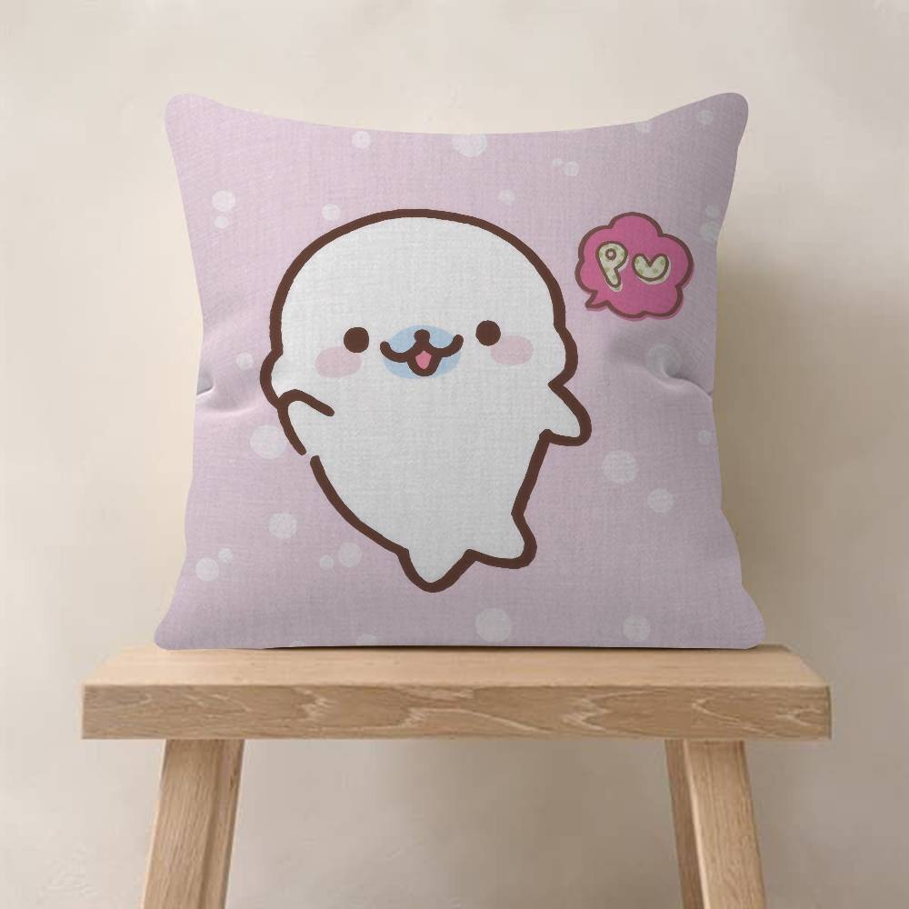 Kawaii Cartoon Mamegoma anime Pillow Gift Home Office Decoration Bedroom Sofa Car Cushion Cover case 45x45