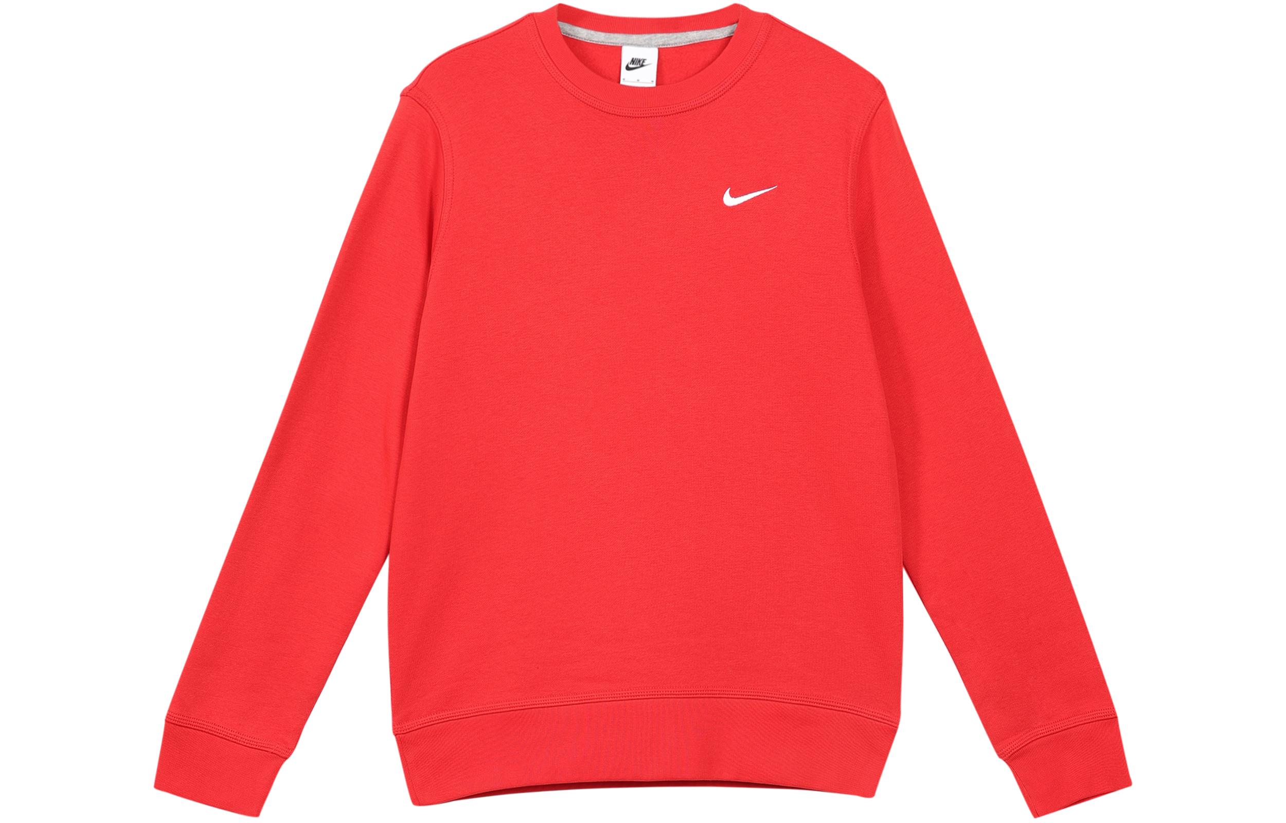 Nike Sweatshirts Men s Red Crew Neck Moderate Regular 623459-657 XXL