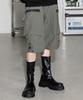GLACK Gp037 Solid Cargo Bermuda Pants (Olive)