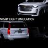 Model de mașină 1/32 pentru Cadillac Escalade Vehicul off-road Vehicul turnat sub presiune din aliaj Jucărie cu sunet și lumină Tracțiune prin retropulsie Culoare multiplă
