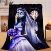 1 Stück Gothic Corpse Beauty In Bloom Flanelldecke Geschenk, Geeignet für Männer und Frauen, Weich, Ideal für Betten und Sofa, Geburtstags- oder Weihnachtsgeschenk