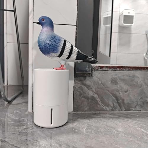 Automatic Foaming Soap Dispenser, Cute Pigeon Shape Touchless Induction Soap Dispenser with Refillable Function, Perfect Gift for Kitchen Bathroom Hal