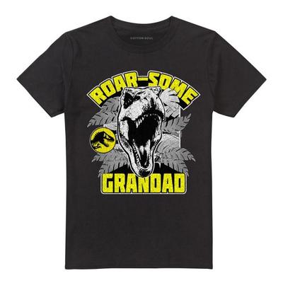 JURASSIC PARK Unisex Adult Roarsome Grandad T-Shirt