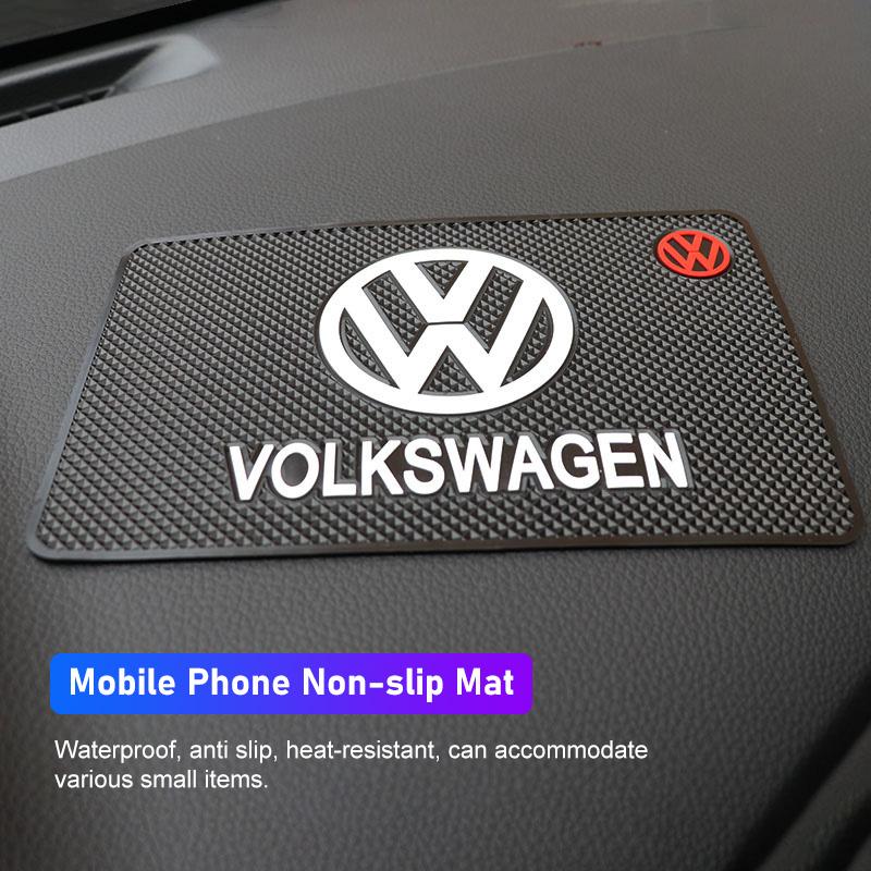 WGLRK1 Car Dashboard Non Slip Mat Sticky Silicone Pad For VW GTI Polo Golf Passat Tiguan Arteon Touareg CC Taigo Caddy Jetta T-ROC