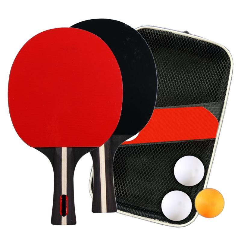 Pingpong Training Bat Rubber Racket Table Tennis Handle for Improving Table Tennis Pingpong Bat Table Tennis Paddle Set