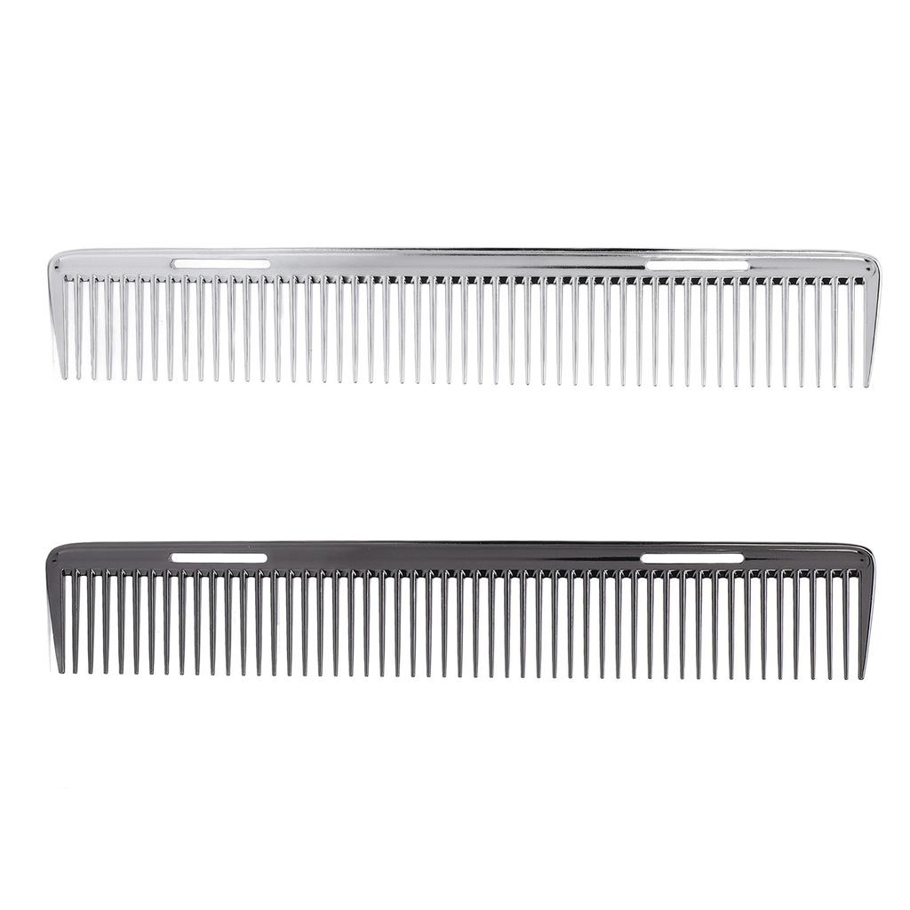 Grzebień fryzjerski Profesjonalny z drobnymi zębami Zapobiega ciepłu Metalowy aluminiowy do salonu Domowego strzyżenia Stylizacji Włosów