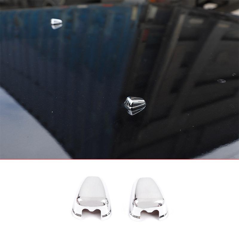 For Land Rover Discovery 3/4 LR3 LR4 2004-2016 ABS Bright Silver Car Front Wiper Nozzle Cover Trim Car Accessories