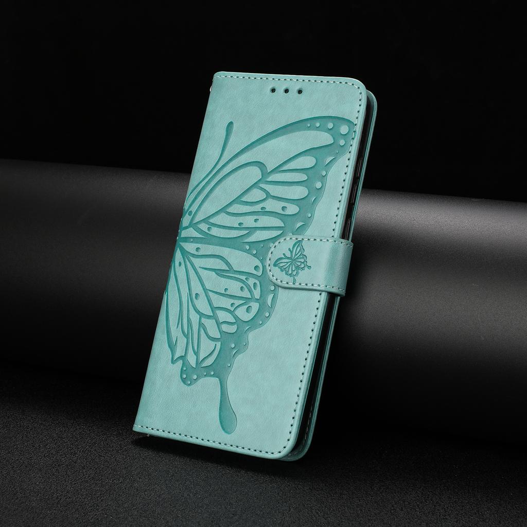 For Motorola Moto G75 5G Case Butterfly Imprinted Wallet Stand PU Leather Flip Phone Cover with Strap