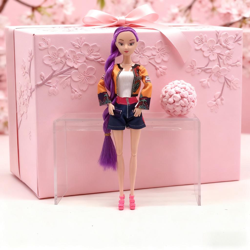 Simulated Doll New Set Large Gift Box Dress up Princess Large Girl Toy Birthday Gift